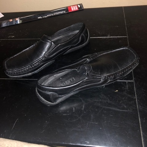 H&M Black leather loafers size 8 - Picture 3 of 4